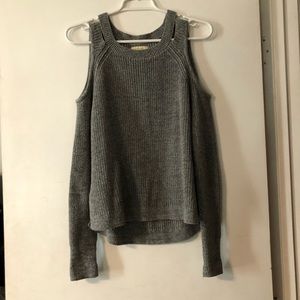 Hollister shoulder cut out sweater